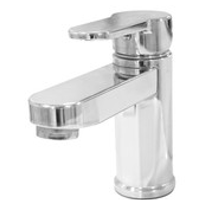 Llave de lavatorio baja al mueble cromada tipo monocomando Metusa Fantastic